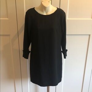 Banana Republic Classic Black Long Sleeve Dress